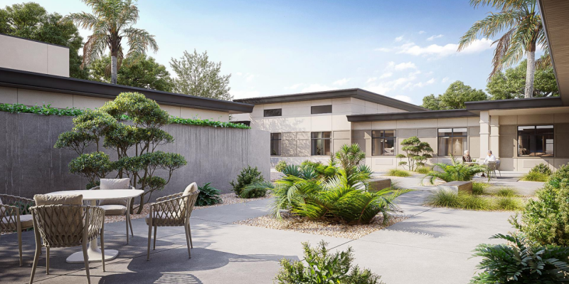 Courtyard Rendering – Leesburg Project